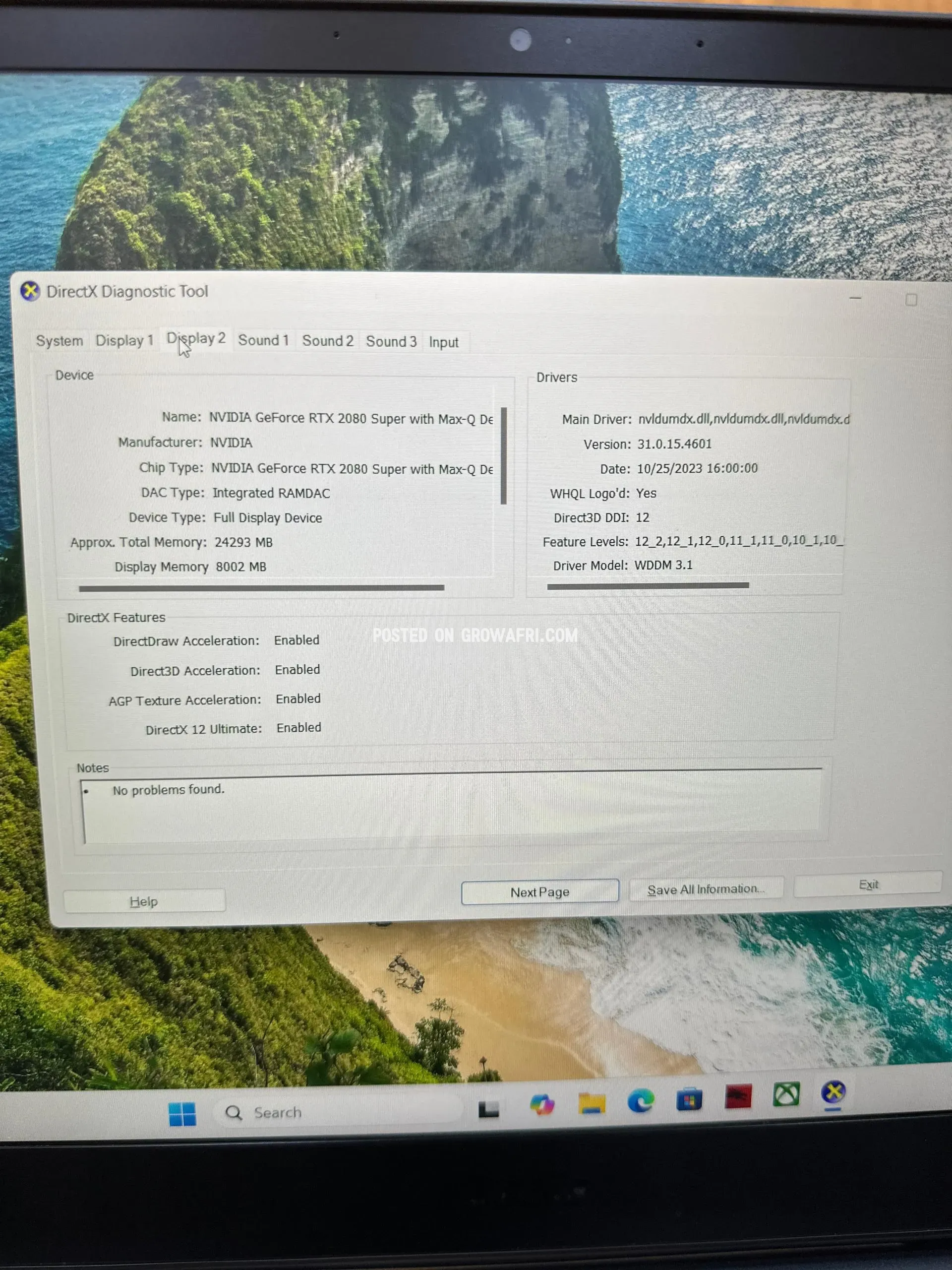 MSI Raider GE66 10SGS Intel Core i7-10750H@2.6Ghz (12CPUs)