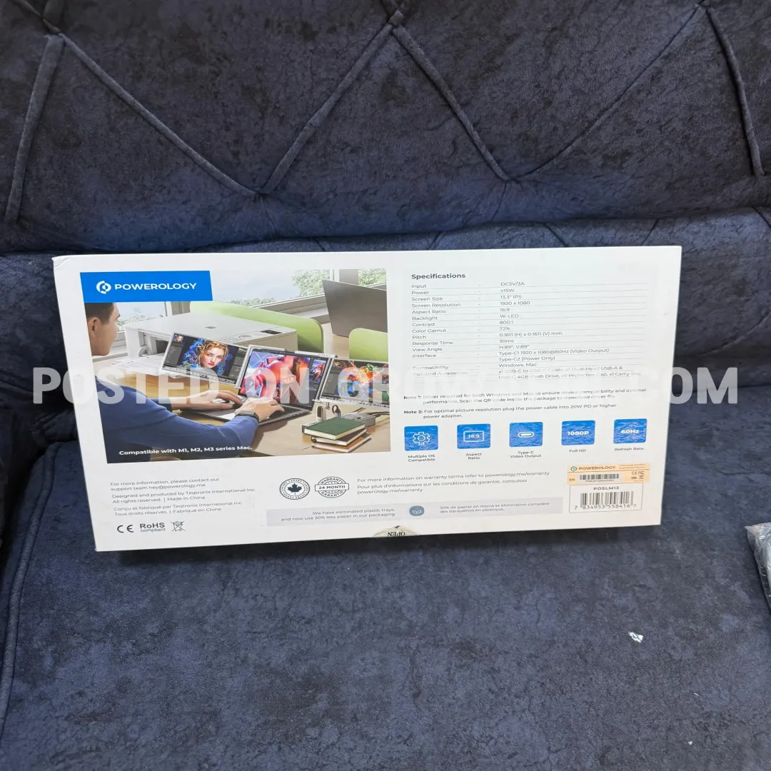 Powerology Laptop Screen Extender 