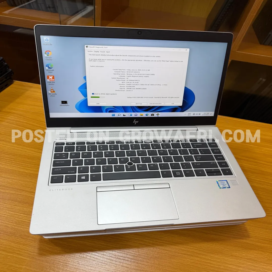 HP Elitebook 840 G5 Intel Core i5-7300U @ 2.6Ghz 8gb Ram 256gb SSD 7th Gen