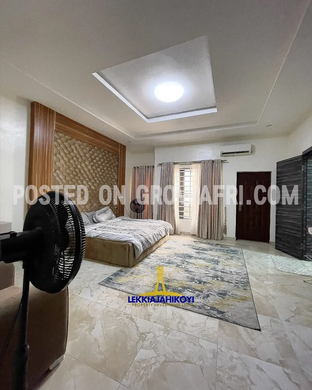 1 unit of furnished 4 bedroom terrace duplexes with en-suite bedrooms.