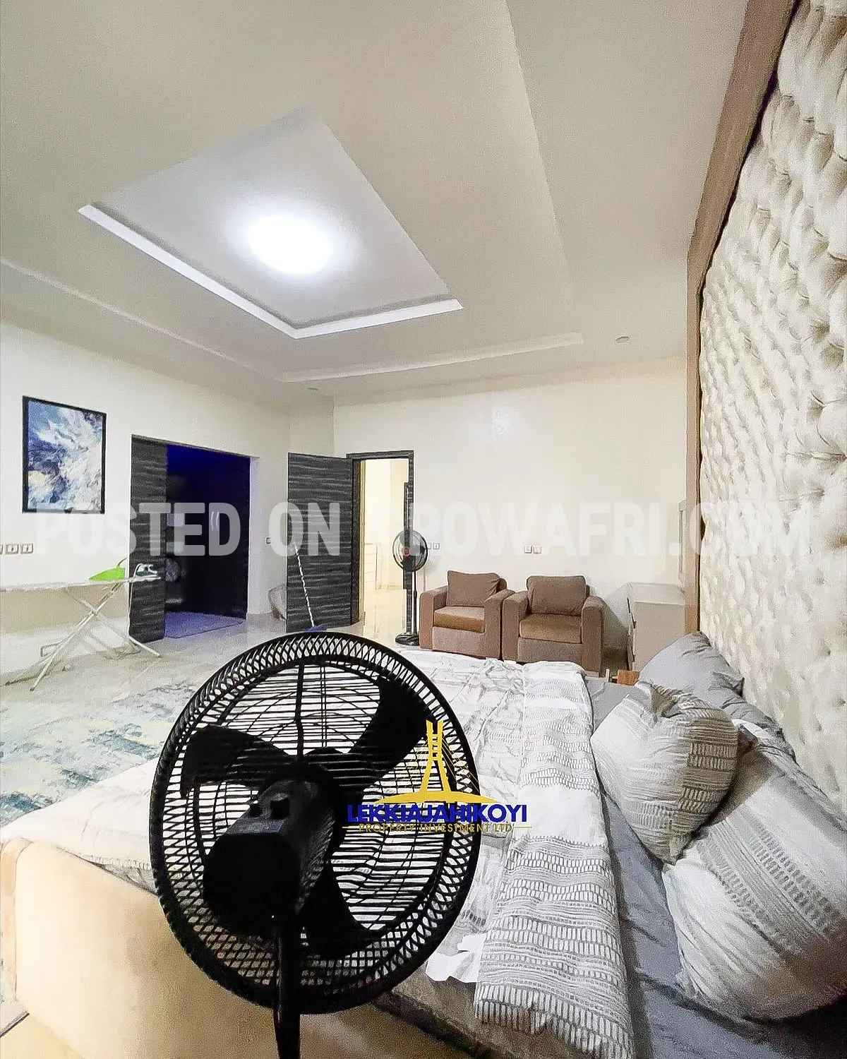1 unit of furnished 4 bedroom terrace duplexes with en-suite bedrooms.