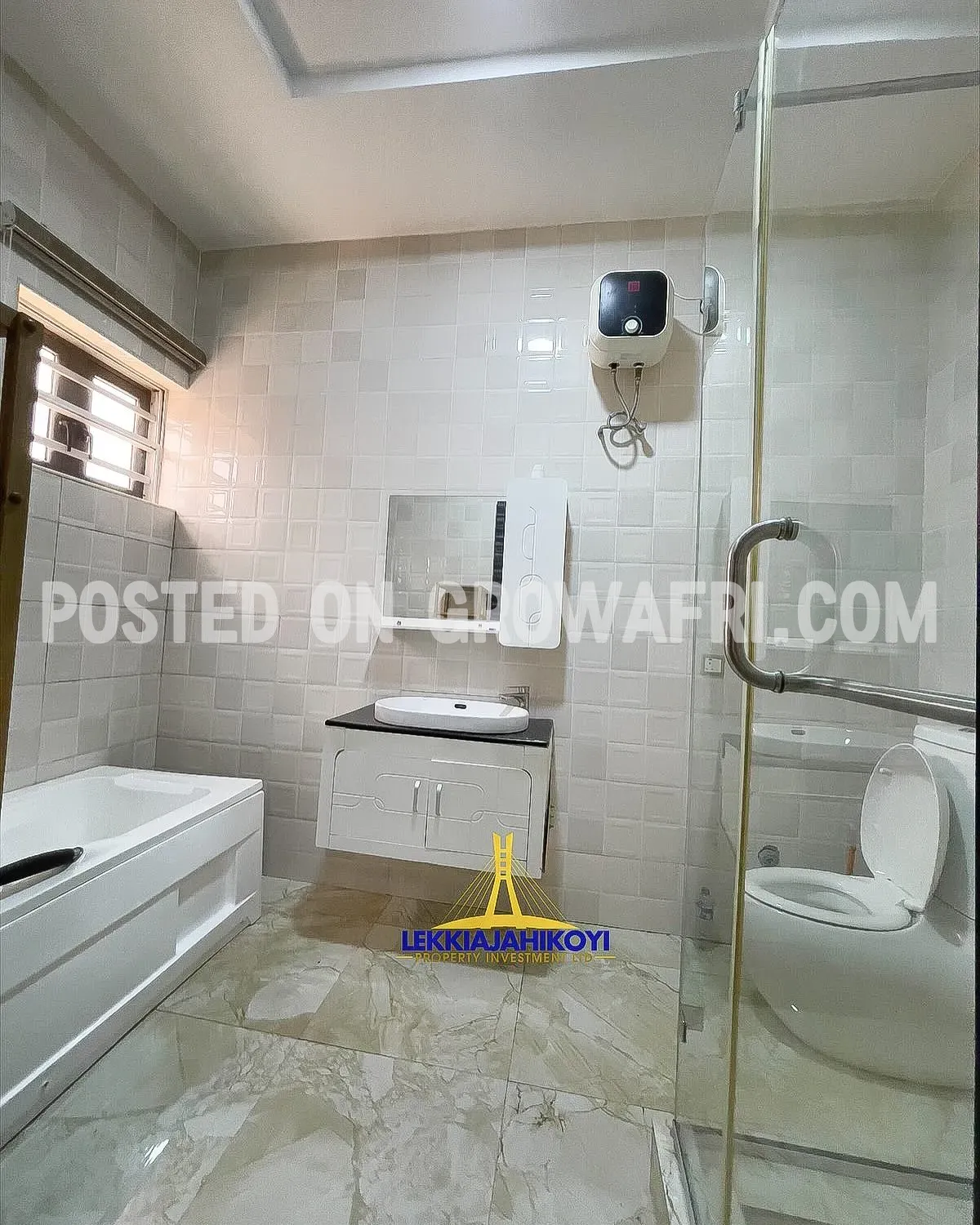 1 unit of furnished 4 bedroom terrace duplexes with en-suite bedrooms.