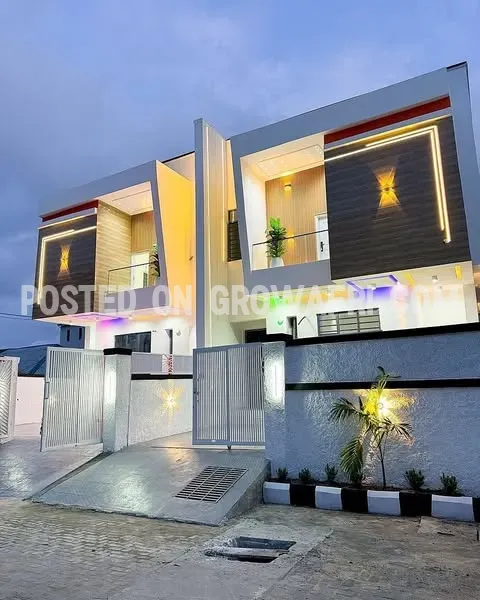 Modern and tastefully built 4 bedroom  semi detached duplex with BQ 