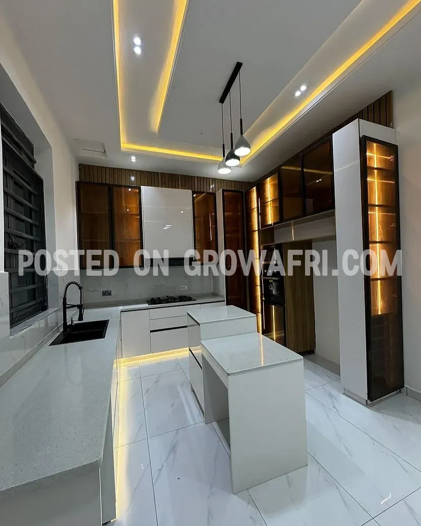 Modern and tastefully built 4 bedroom  semi detached duplex with BQ 