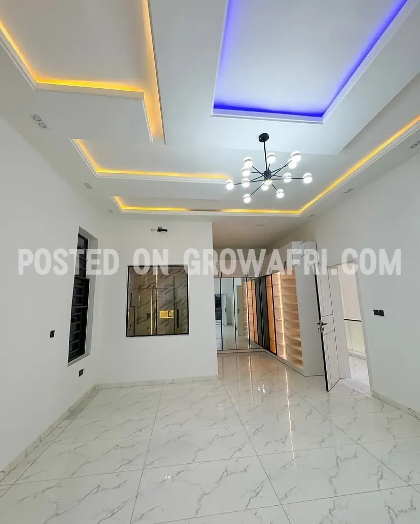 Modern and tastefully built 4 bedroom  semi detached duplex with BQ 