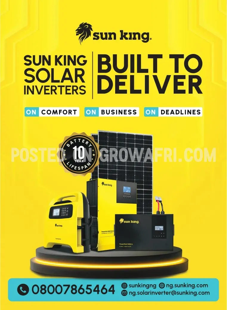 Sun king solar system and inverter 