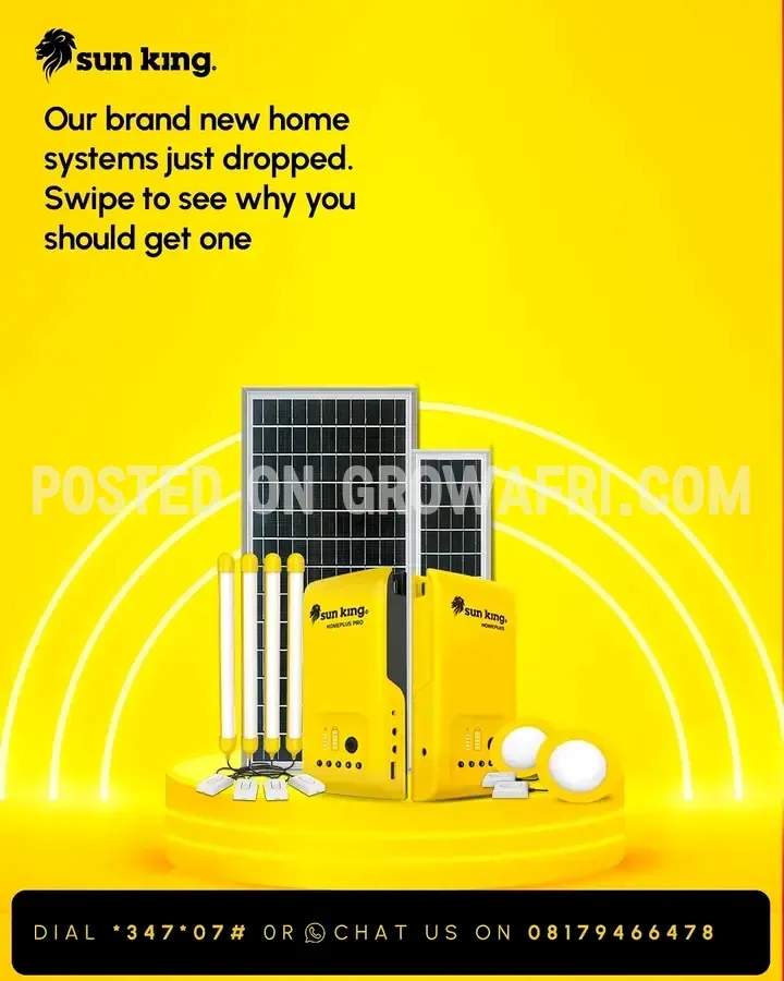Sun king solar system and inverter 