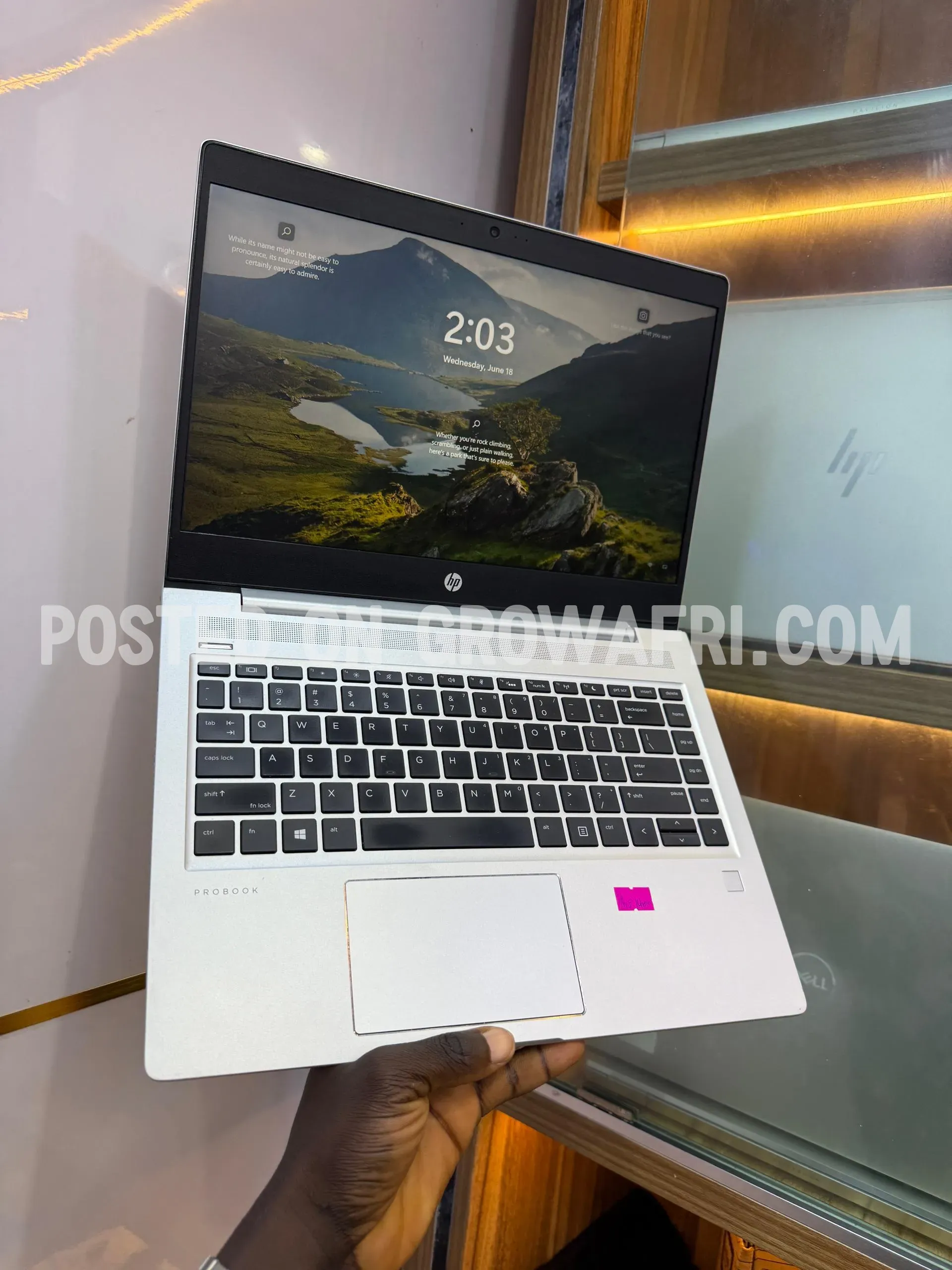 HP Probook 440 g6  Intel Core i5 @ 1.8Ghz (8CPUs) 16gb ram ; 256gb ssd Backlit Keyboard 14” FHD display 8th generation