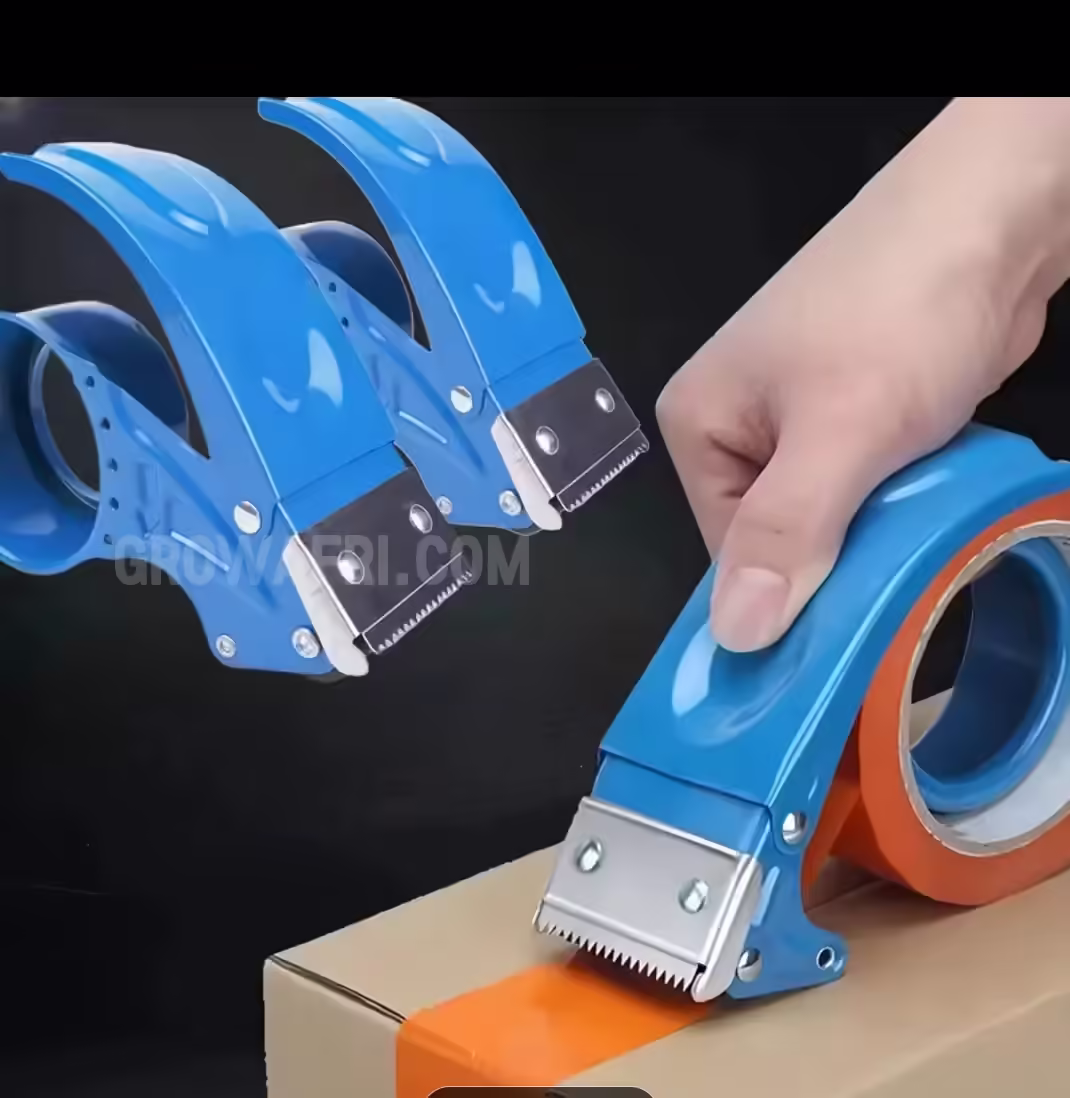Heavy Duty Metal Tape Dispenser with Sharp Cutting Edge