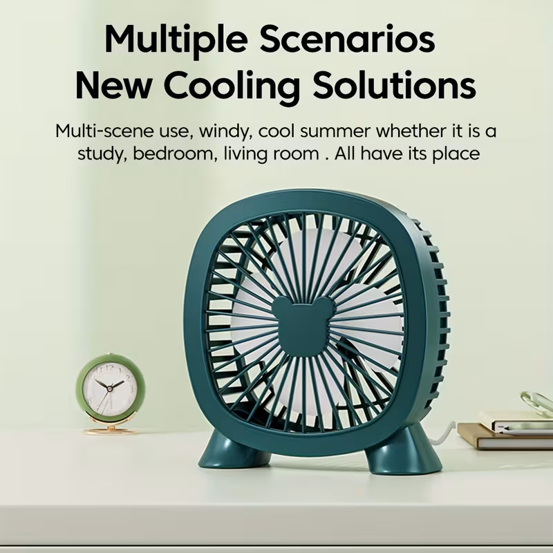 Mini USB Rechargeable Table Fan