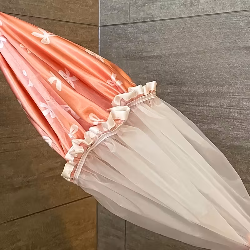 2pcs Holiday Double-Layer Shower Cap Set