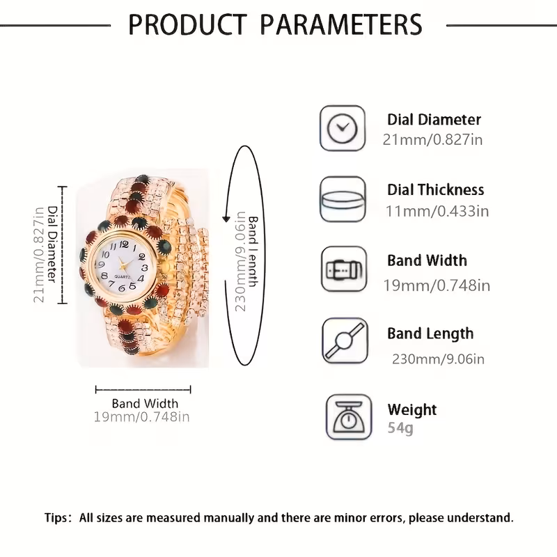 Elegant Quartz Wrist Watch for Women with Round Zinc Alloy