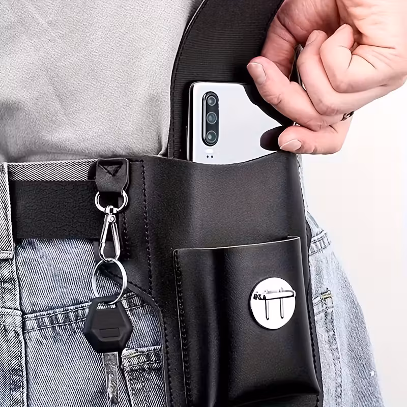 Men's Stylish Fanny Pack with Multiple Compartments