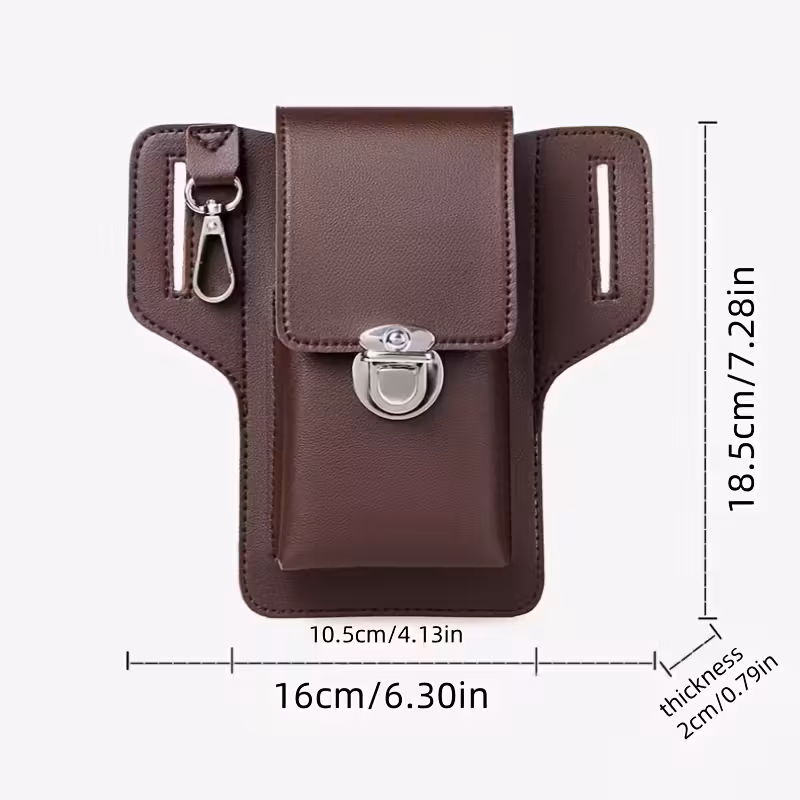 Men's Stylish Fanny Pack with Multiple Compartments