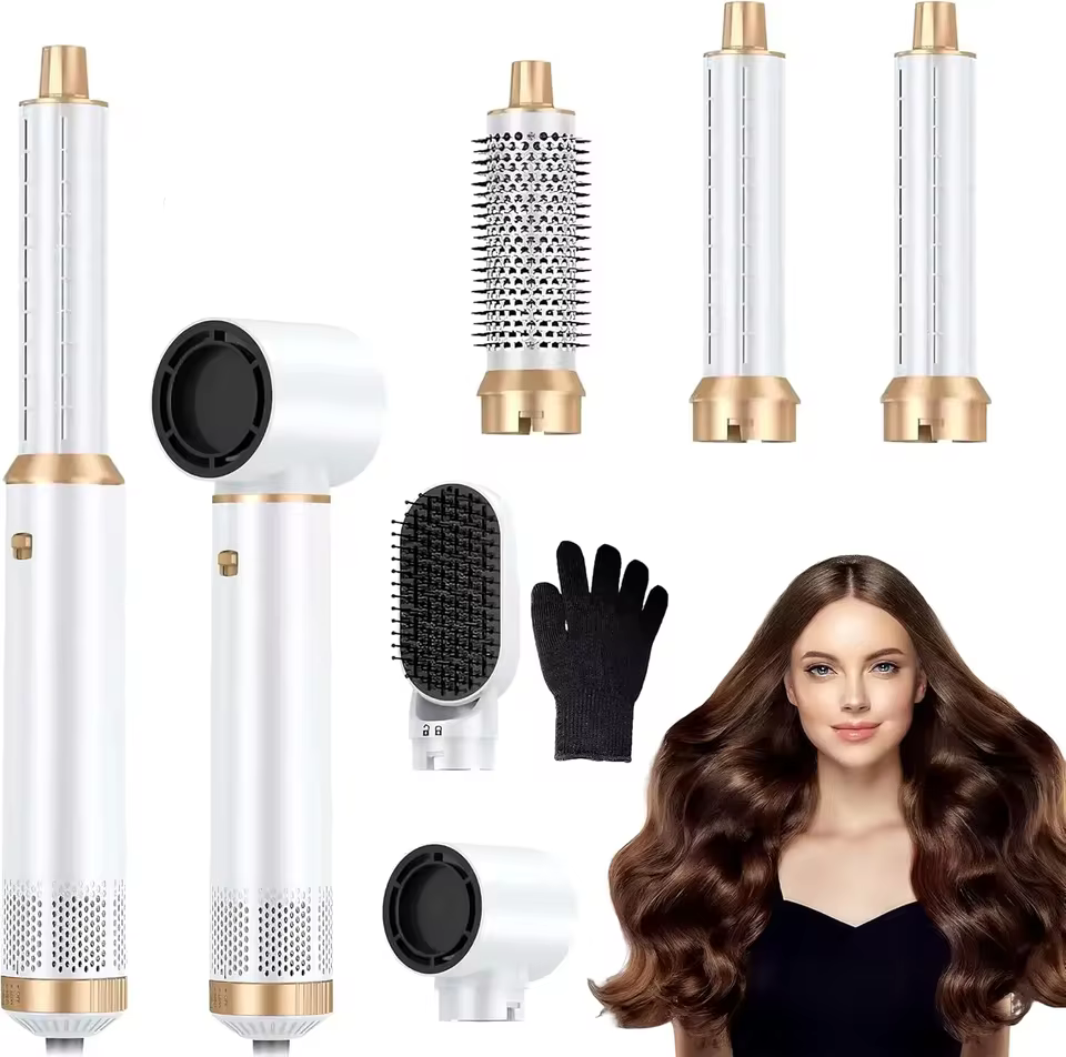 Blow hair dryer brush