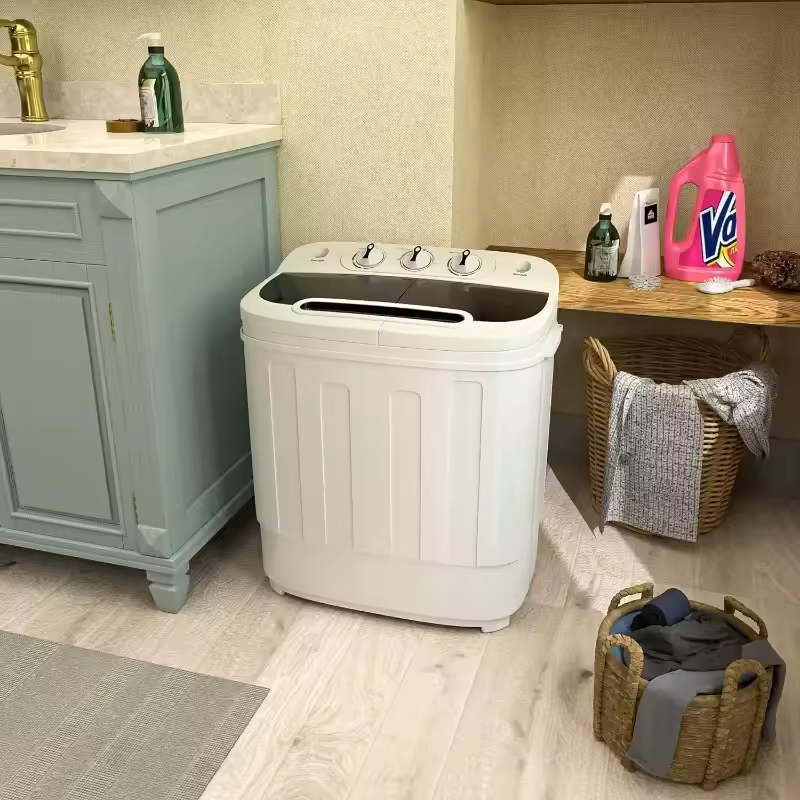 Mini double drum washing machine 