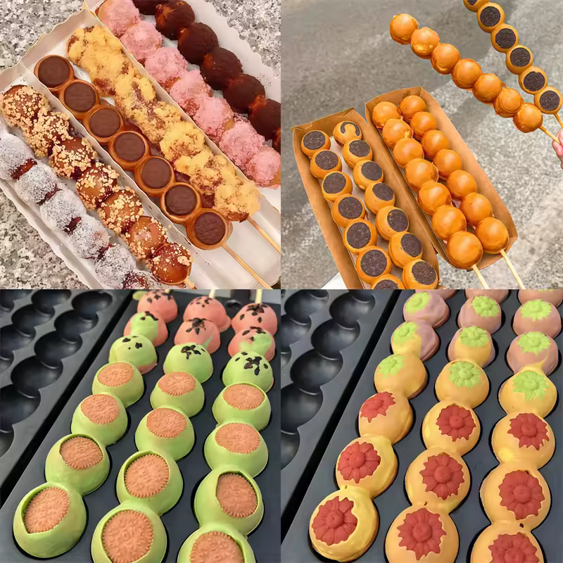 Commercial egg puff maker