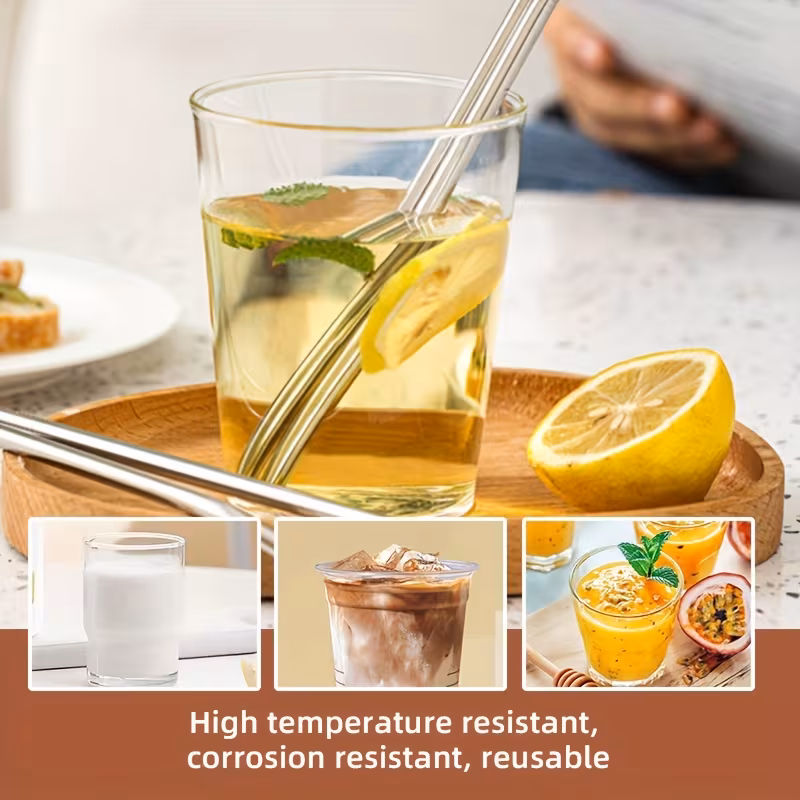 Reusable  stainless Steel straw