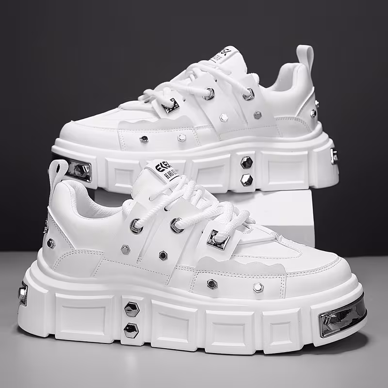 ZQBOBING Men's Chunky Platform Sneakers