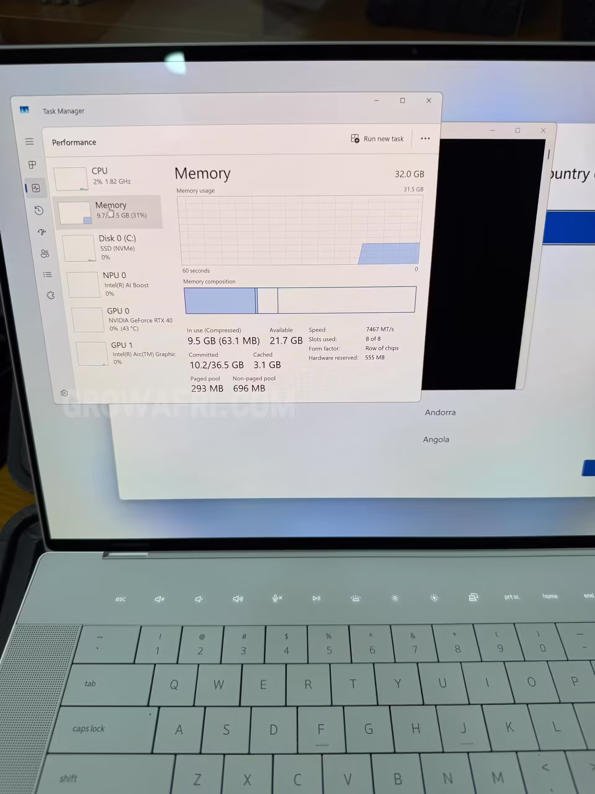 Foreign Used Dell XPS 9640 Touchscreen