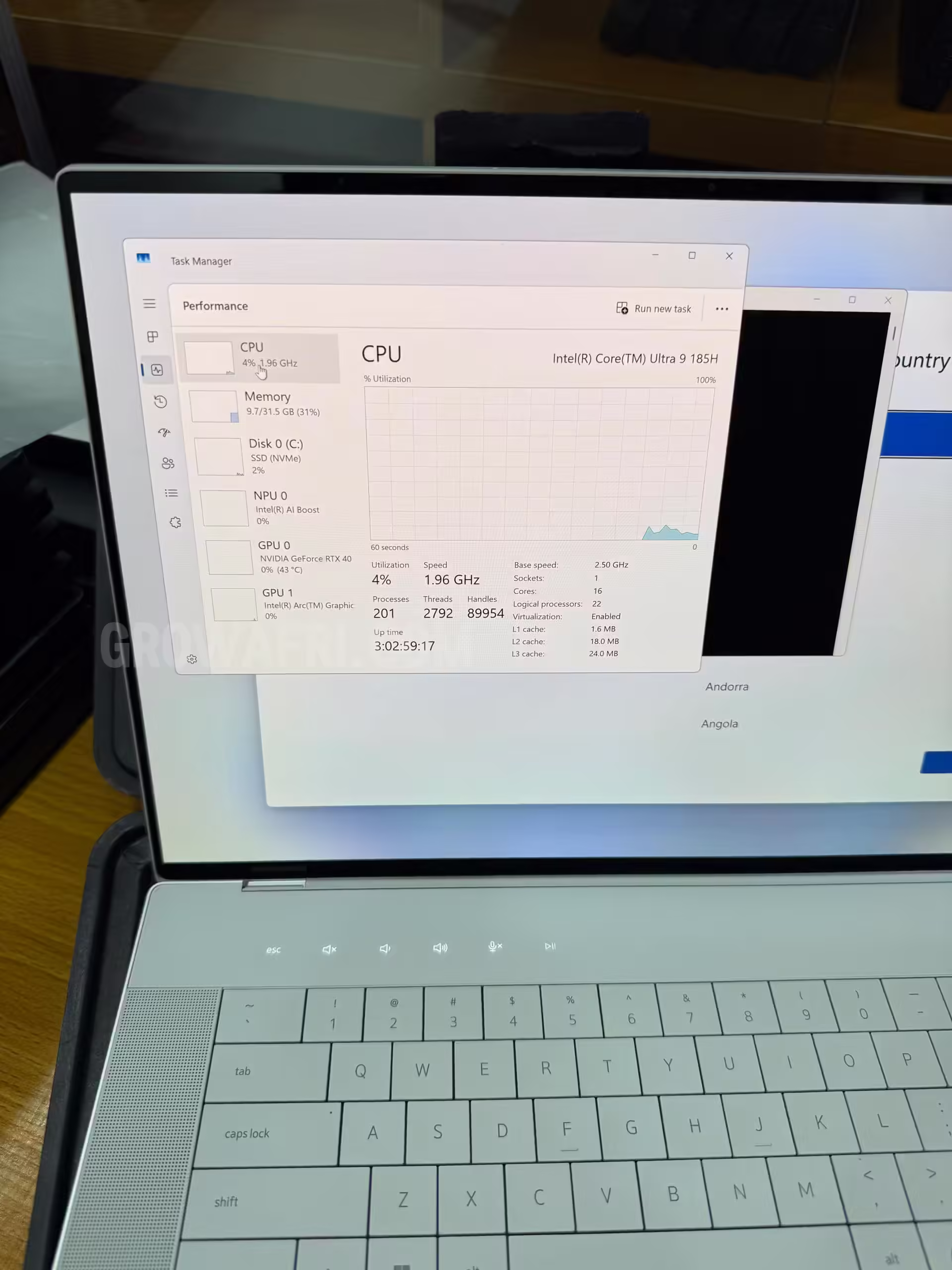 Foreign Used Dell XPS 9640 Touchscreen