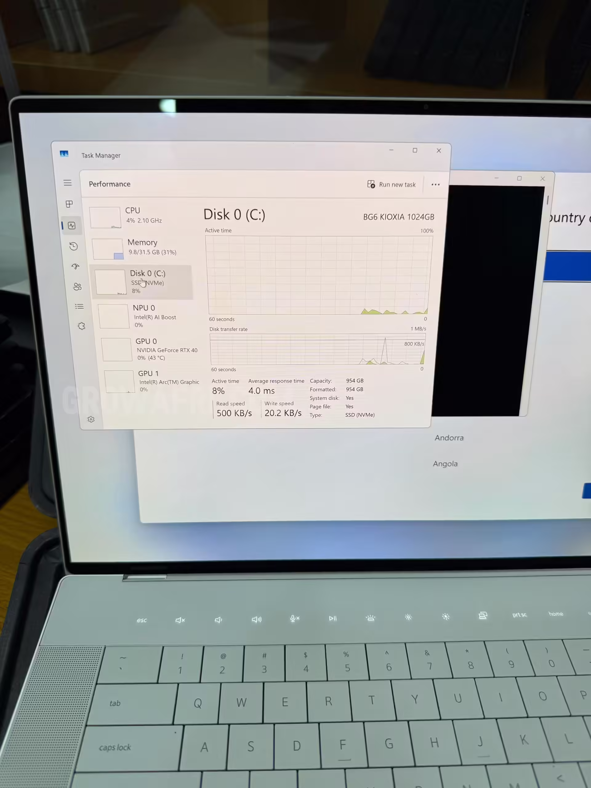 Foreign Used Dell XPS 9640 Touchscreen