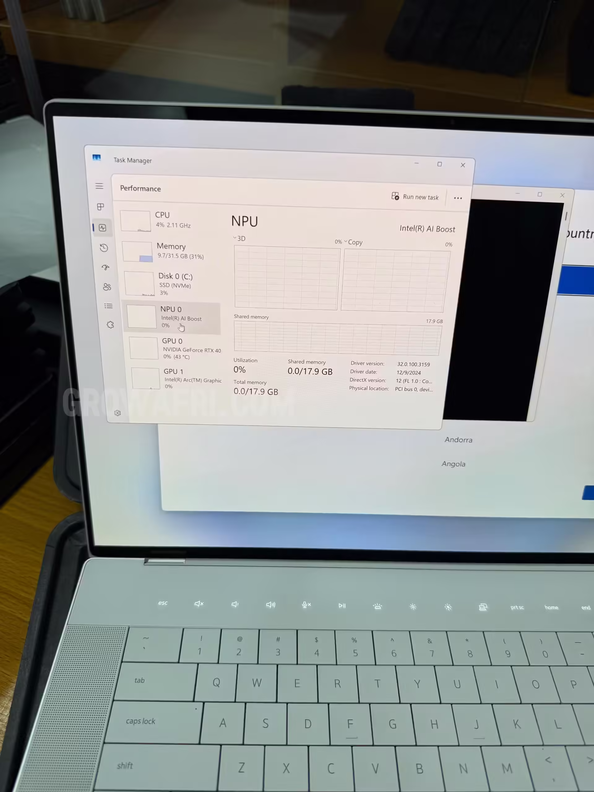 Foreign Used Dell XPS 9640 Touchscreen