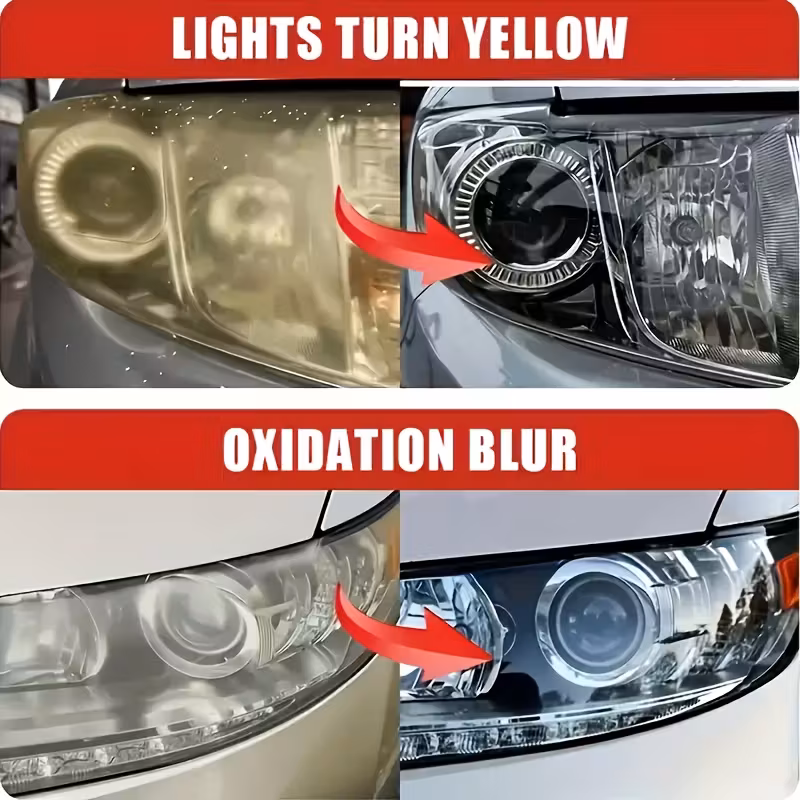 1 Kit/Box/Container All-in-One Car Headlight Restoration Kit