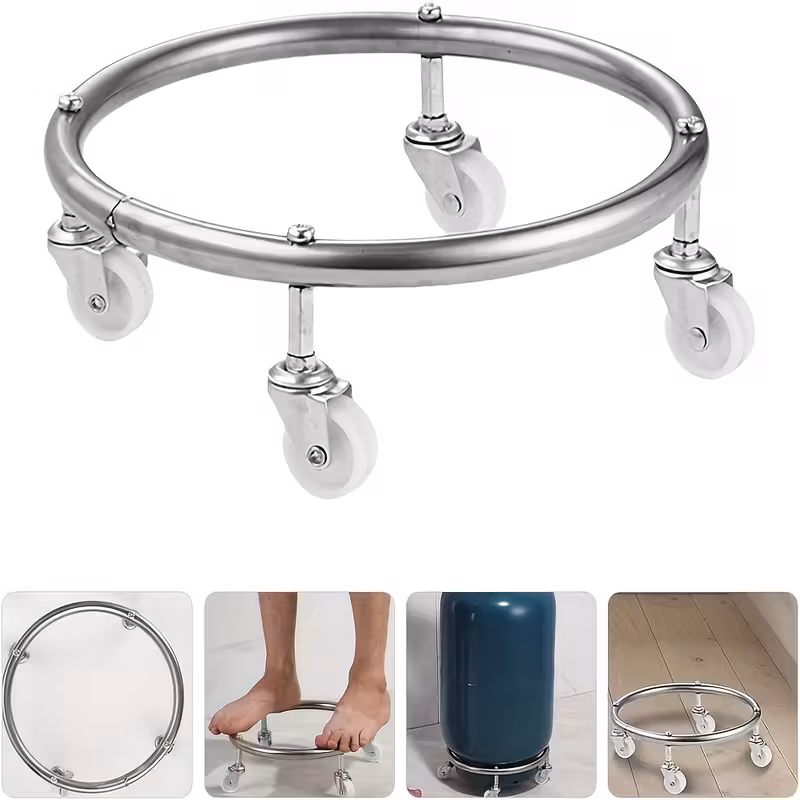 Mobile Tray Bracket for Gas Cylinders