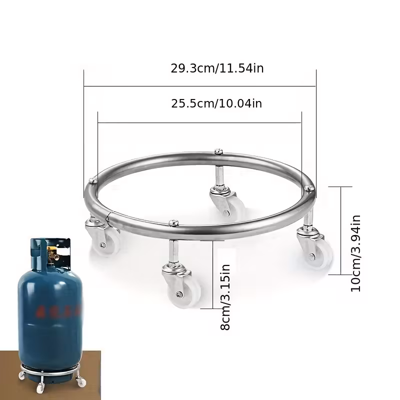 Mobile Tray Bracket for Gas Cylinders
