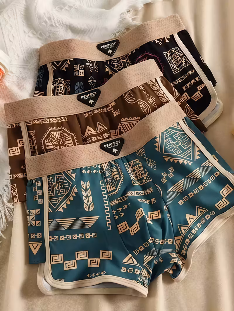  Men'S Comfortable & Breathable Boxer Briefs 