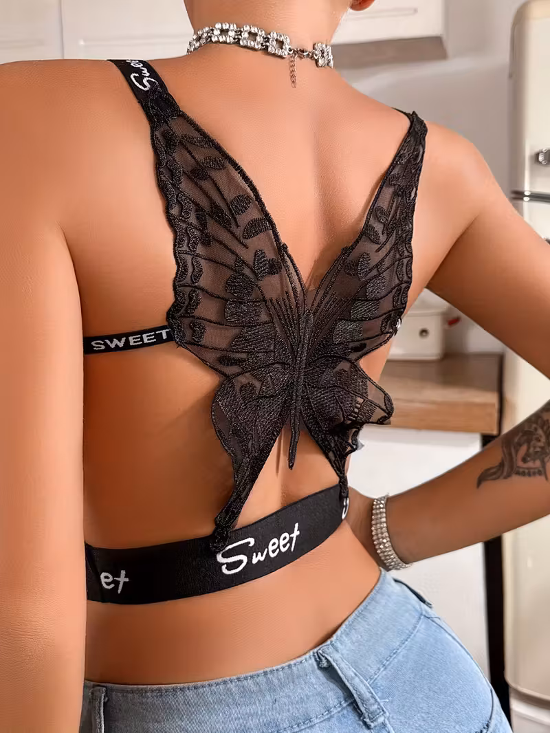 Women's Sexy Backless Butterfly Cut.