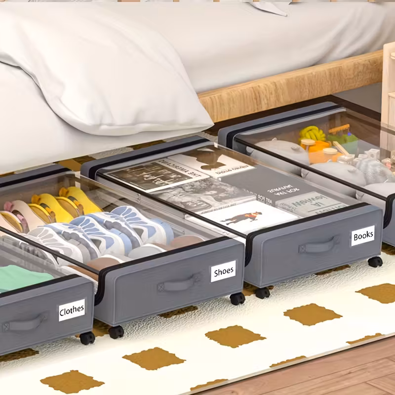 Heavy-Duty Metal Underbed Storage Box
