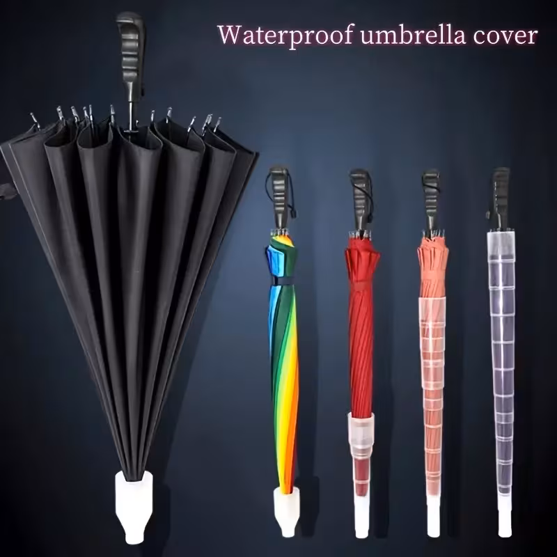 One Piece of Clear Plastic Umbrella Cover