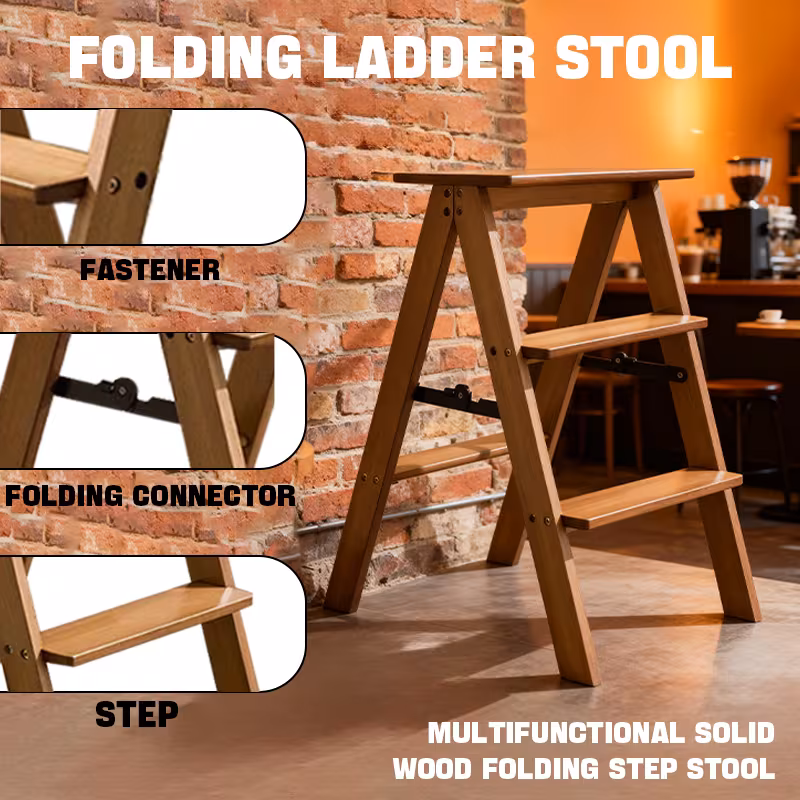Multi-Functional Folding Stool